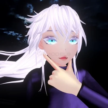 【Unity/VRChat】Jujutsu Kaisen Satomi Gojo Vrchat Avatar by Floppiii