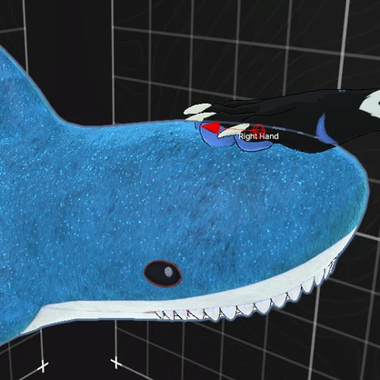 Sharkie Avatar Prop (サメのアバター小道具)