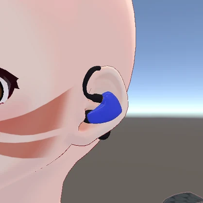 【無料】【VRChat】カナル型ワイヤレスイヤホン