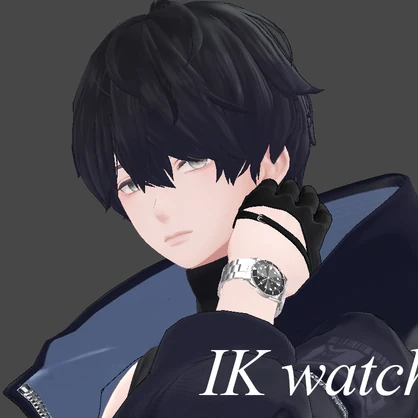 IK watch　VRchatAvatar用シェーダー腕時計　OSC不使用