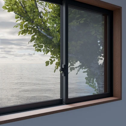 窓とカーテンセット【3Dモデル】Window & Curtain Set