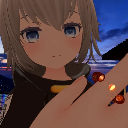 【VRC想定】Synapse_Ring [AudioLink対応]