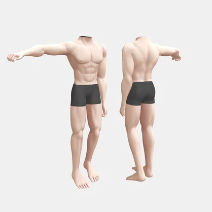 XLBody / VRChat向け男性素体