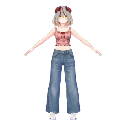 Aurielle Casual Set オーリエルカジュアルセット | No Star| VRoid Studio Outfit | Anime Style | Virtual Fashion