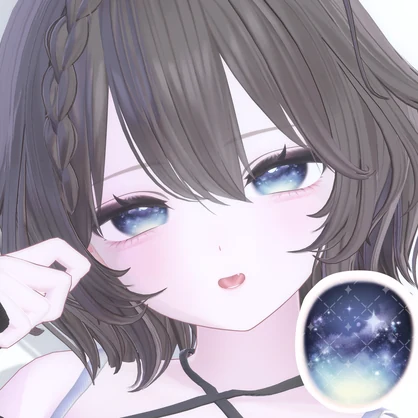 【しなの/Shinano】Milkyway Glow Makeup & Eye+Blendshape【メイクテクスチャ&アイテクスチャ】