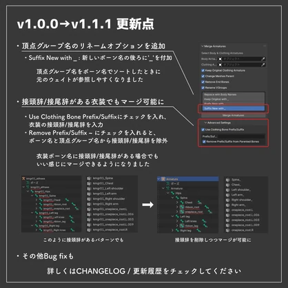 【Blenderアドオン】衣装と素体を簡単マージ！Merge Armatures Tool