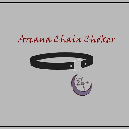 Arcana Chain Choker 【VRChat向けアクセサリー】