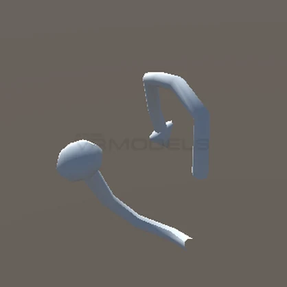 RF Arrow Lip Piercing