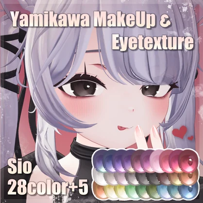 【RTキャンペーン＆セール中📢】【10avatar】病みかわ双子Makeup&Eyetexture【28Color】