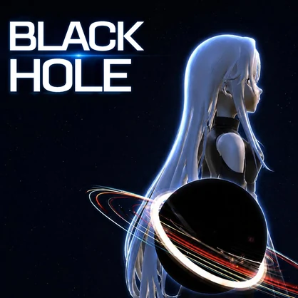 〖VRChat / MA対応〗BLACK HOLE｜ブラックホール肩アクセサリー