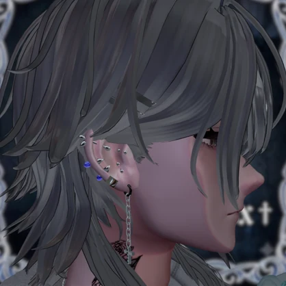 【MA対応】揺れるピアス Azure Crux 全アバター導入可能