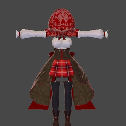 【無料】ティコ・ポプリ用衣装　「Autumn Forest Ranger」