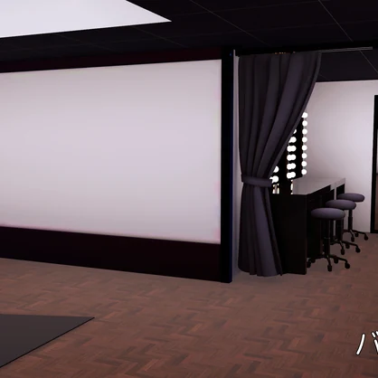 VRChatワールド「Noktritmo（ノクトリトモ）」（バー接客、ダンスステージイベント向けワールド）