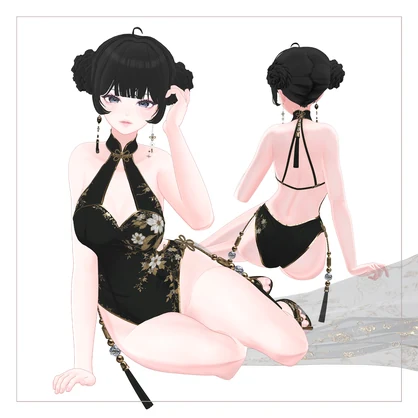 🀄 Chinese Style Swimsuit 🐉 #Melty_Lily