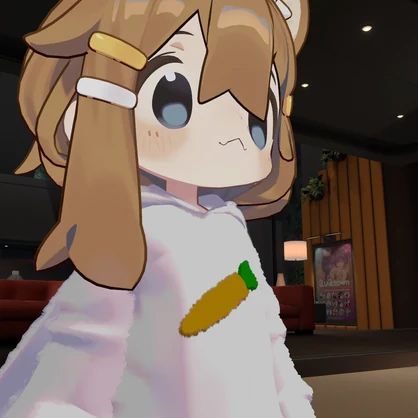 【VRC想定】もこもこウサギルームウェア（まめひなた対応）【3D素材】