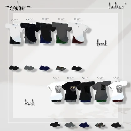 【Thx!!1st Anniv!! 】Chilloom Wear【♀９アバター,♂6アバター対応】