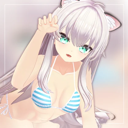 リリース記念セール7/18まで🍦🦈【バニラ・スピルバ】ギャルゲ風♥テクスチャ/Vanilla & Spielber GalgeStyle texture #ギャルゲ風肌テクスチャ