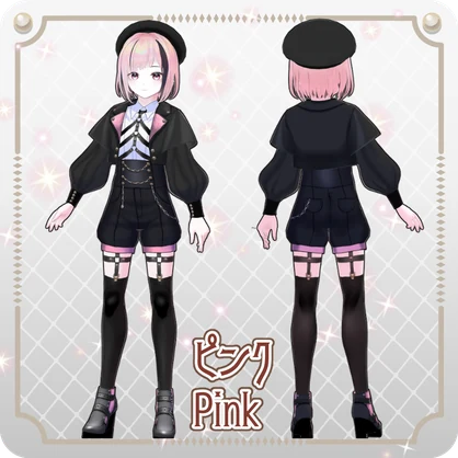 【vroidVRMキャラモデル】ベルフィート6色Belfeet 6 Colors