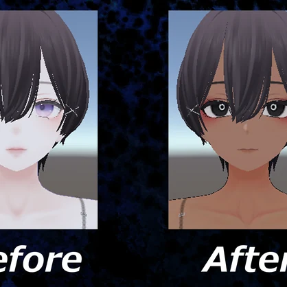 色気のあるCoolな褐色肌メイク【VRChat】【Shinra】【森羅】Sexy Dark skin makeup