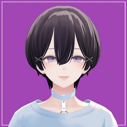 森羅専用　撮影用表情9種『影のある少女』