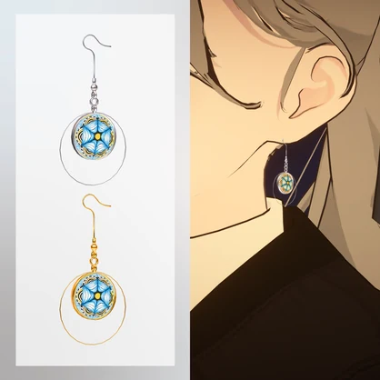 【Earring】Lapis #009