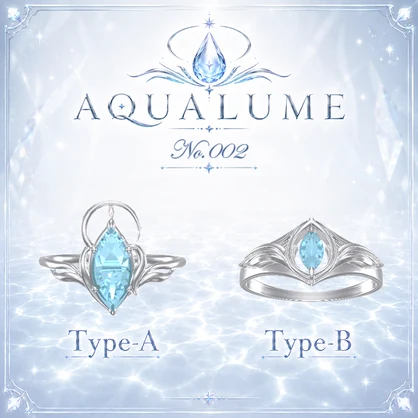 【VRChat想定】AQUALUME💍No.002 Type-A/B MA対応17Avatar（12color×17color）