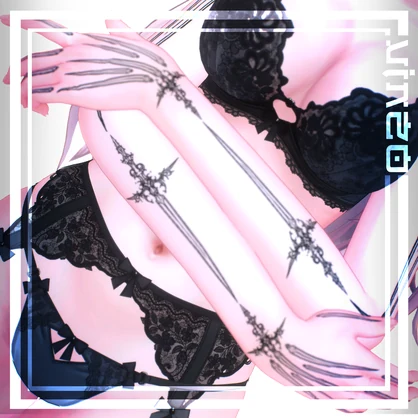 ✧Sword Arms - 26 Avatars✧4k Textures 入れ墨 *テクスチャ* /HD
