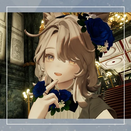 アバターアクセサリー『夢見鳥の薔薇のアクセサリーセット』 - By まなこ / CP34