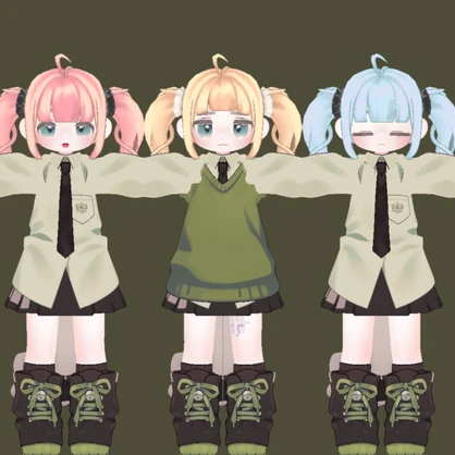 キプのツインテール【VRC向け】