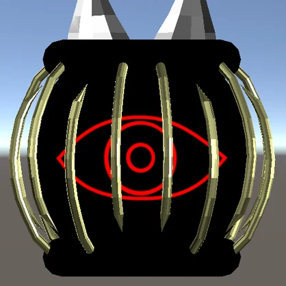 VRChat想定 異形頭「HellMet」