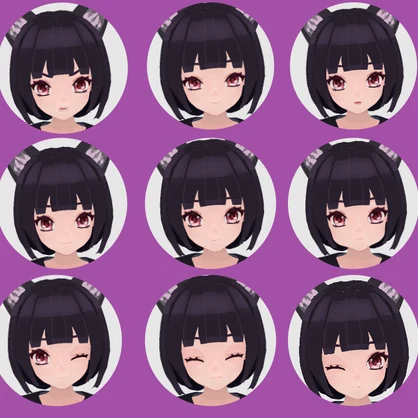 オリジナル3Dモデル 【Purple】