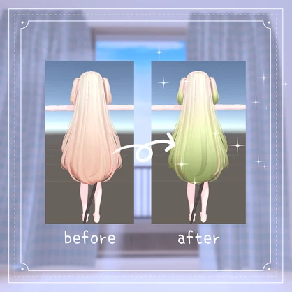 【 りりか対応 】グラデーション hair texture 8選 / hair texture for Ririka｜Ririka対応 #MAHOUNOHEYA