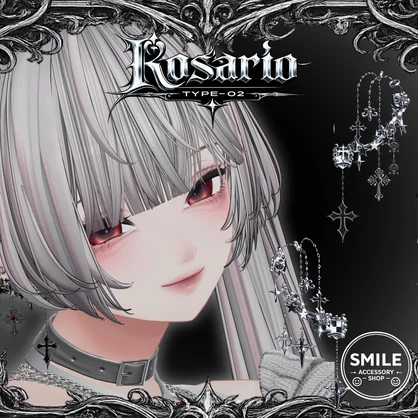 『Rosario type02』｜ピアス【26アバター対応/MA対応】