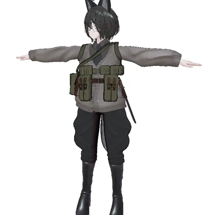 【VRChat向け】日本軍空挺隊装備