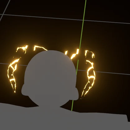 glowing lava bull horns VRM