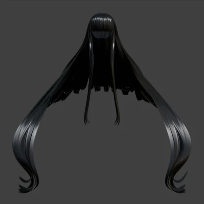 Virtuosa black long hair