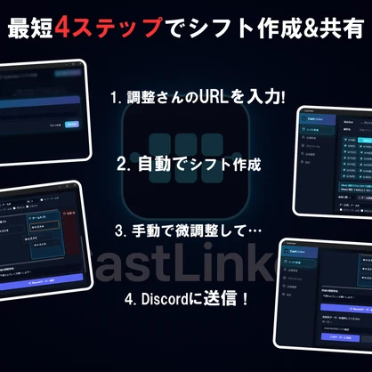 シフト管理支援ツール「CastLinker」