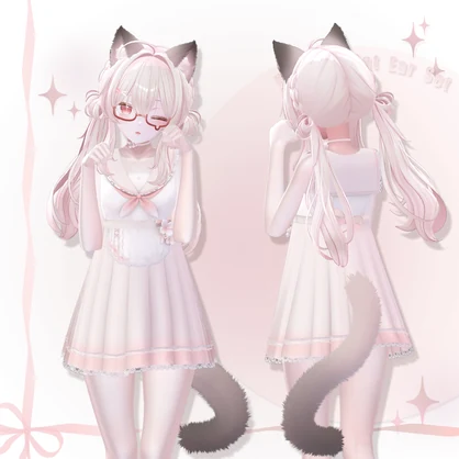 ‧₊⁺ Ragdoll Cat Ear Set‧₊⁺
