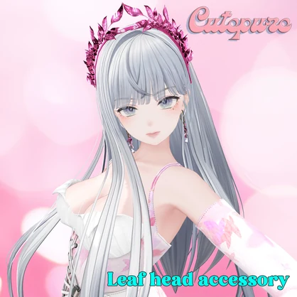 【リーフのカチューシャ アクセサリー】Leaf head accessory