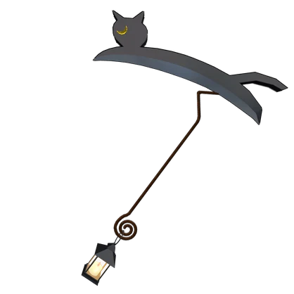 【VRChat想定】MA対応　黒猫鎌