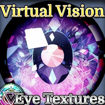 CRYSTAL EYES - Eye Textures for 3D Models VRM, MMD, Avatars or VRCHAT