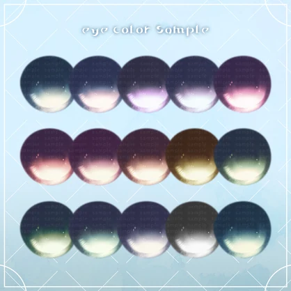 【フィユエ対応】ささめき eye tex【30color】