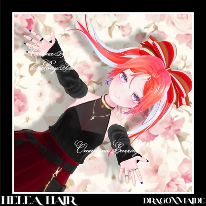 🎀【ポニーテール × リボン】Helea Hair🎀【15アバター対応】