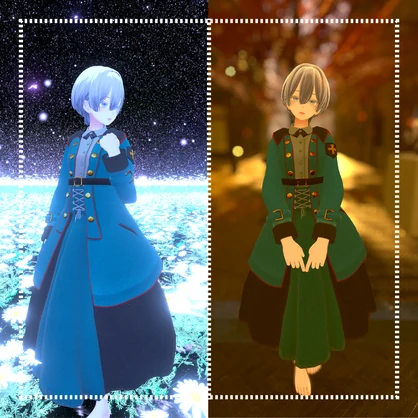 【森羅対応】Backward guardian【VRChat向け衣装】