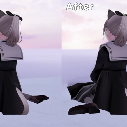 【床に、尻尾の、特等席を】けもりふと【ミシェラ専用】