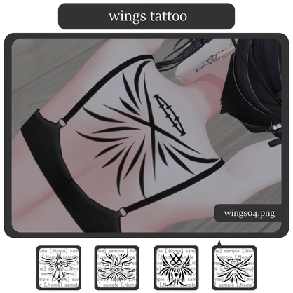 Wings tattoo