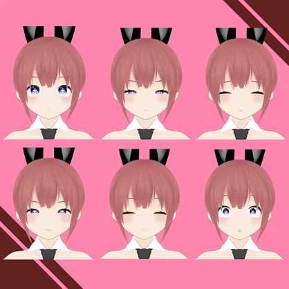 無料VRMモデル　【ラビビ】