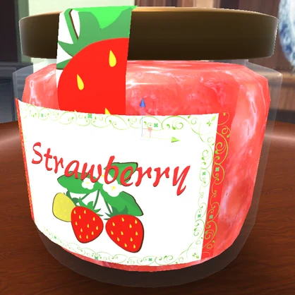 【3D小物】瓶詰ジャム4種セット＋オマケ付き