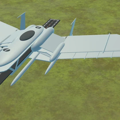 【3Dモデル】航空要塞Rendirse（レンディルセ）