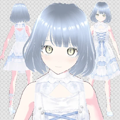 【オリジナル3Dモデル】「ハズ」VRChat用3Dモデル【Vroid】
